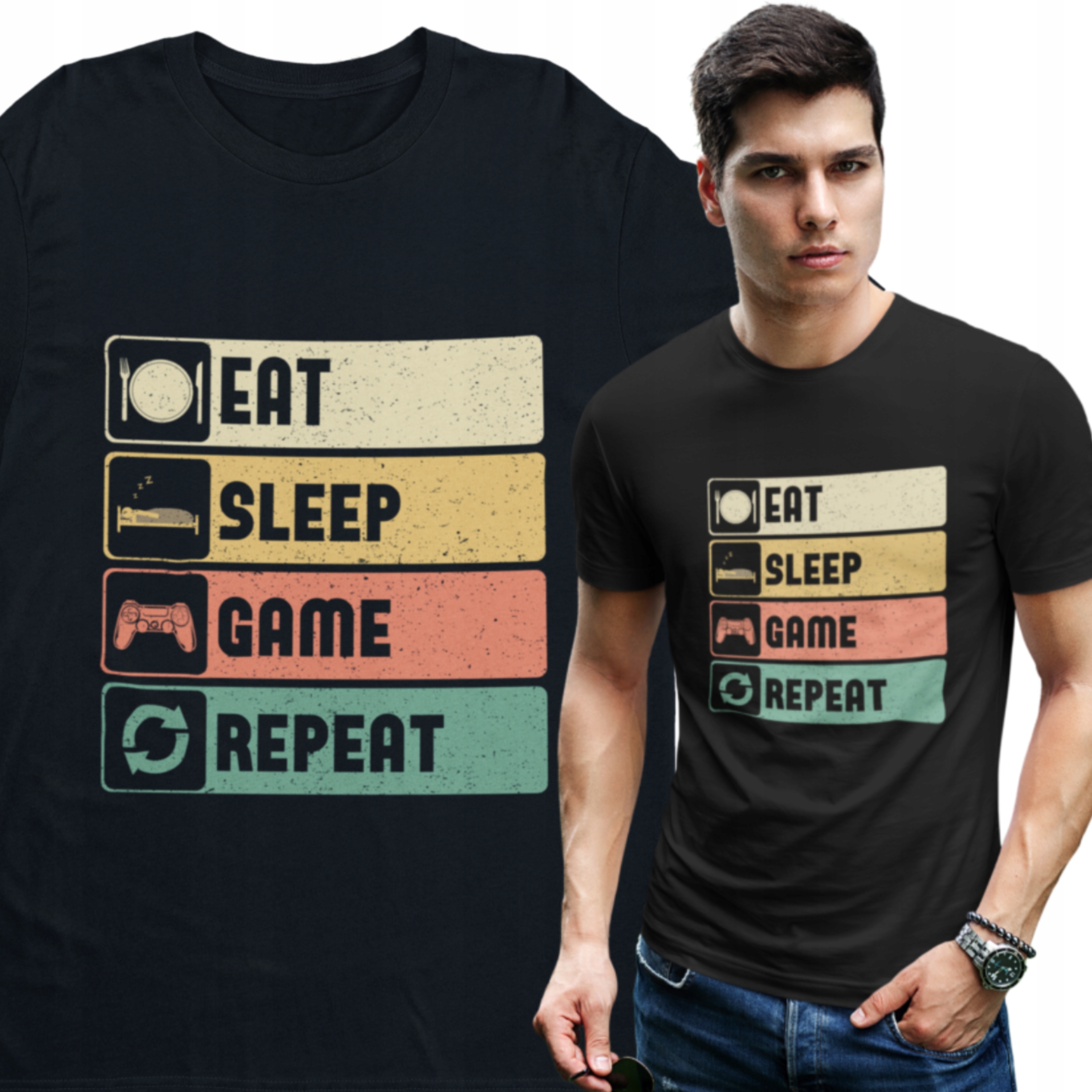 

Koszulka Dla Gracza Play Station Xbox Gry Video M