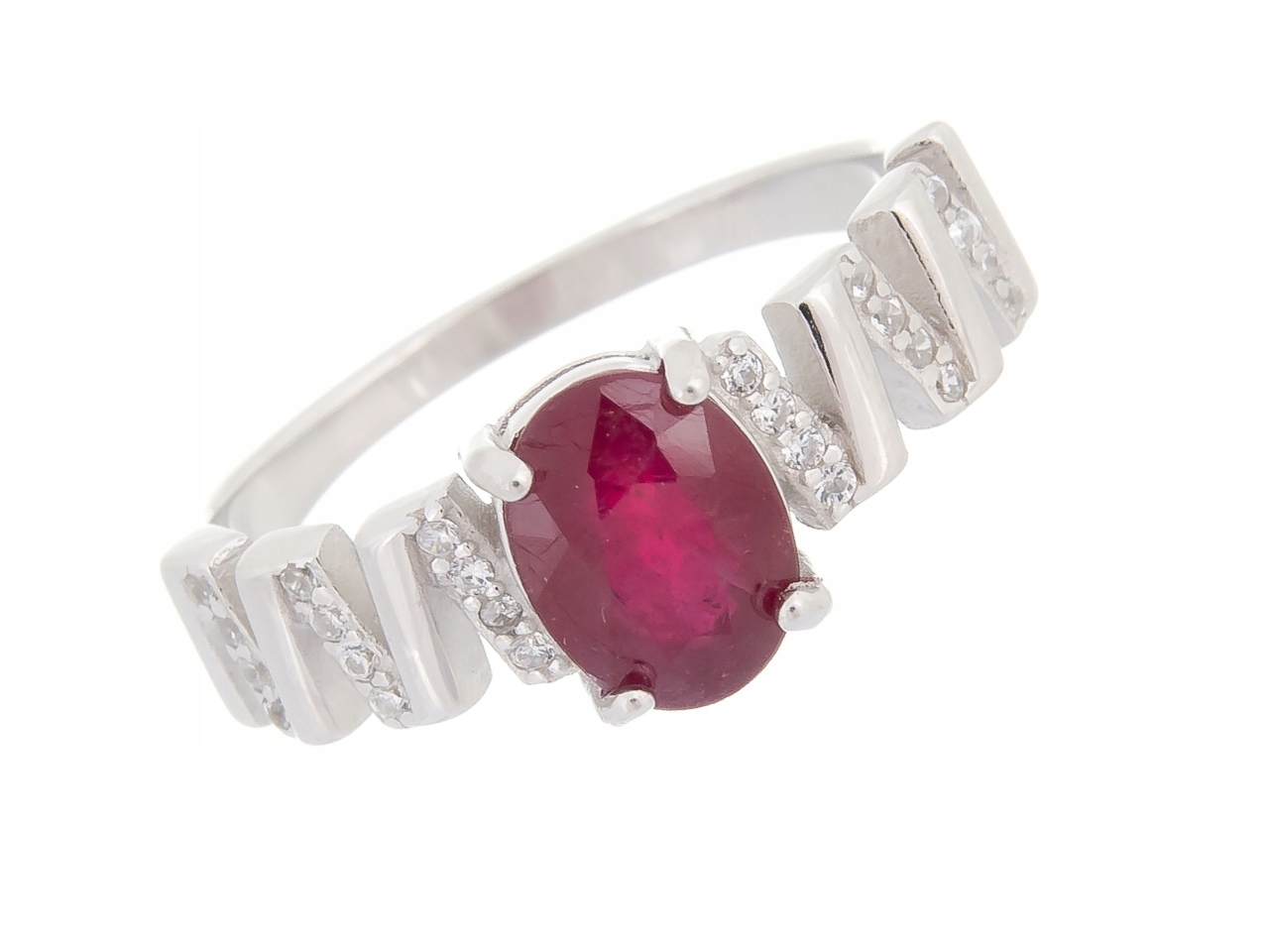 Vel Prstýnek 0,15 S Přírodním Rubín Dárek