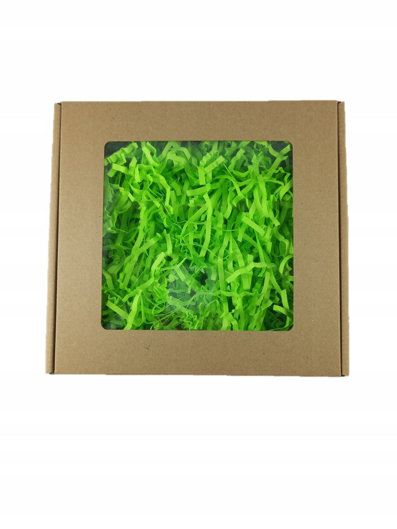 

Wypełniacz Jas.zielony w Pudełku z oknem 20x20x5cm