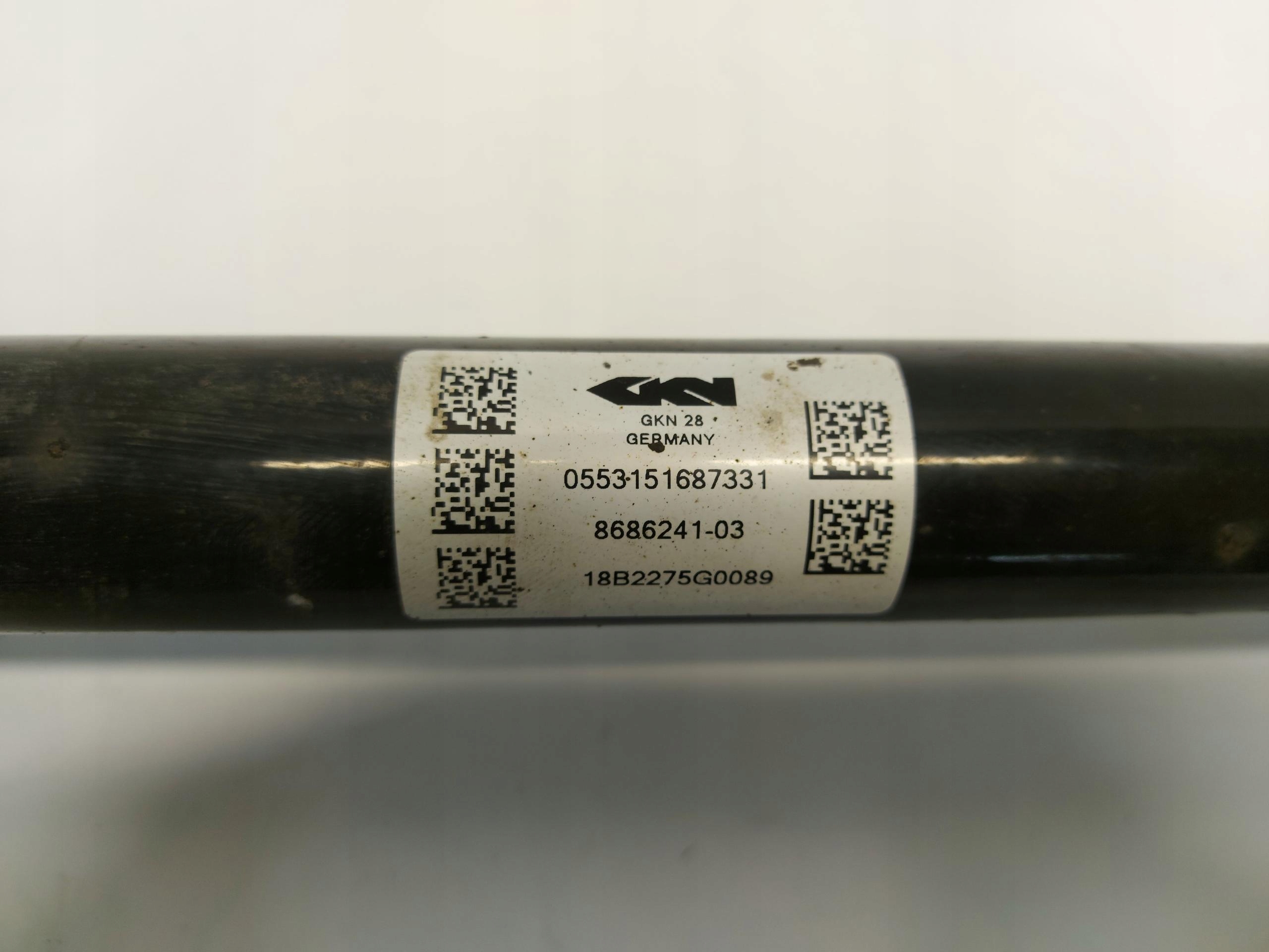 BMW G30 530e semi-axis left rear part 8686241
