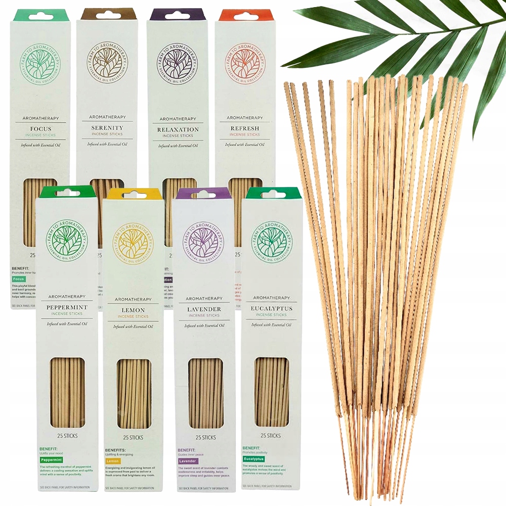 KADZIDEŁKA KADZIDŁA ZAPACHOWE MIX ZAPACHÓW 200 szt