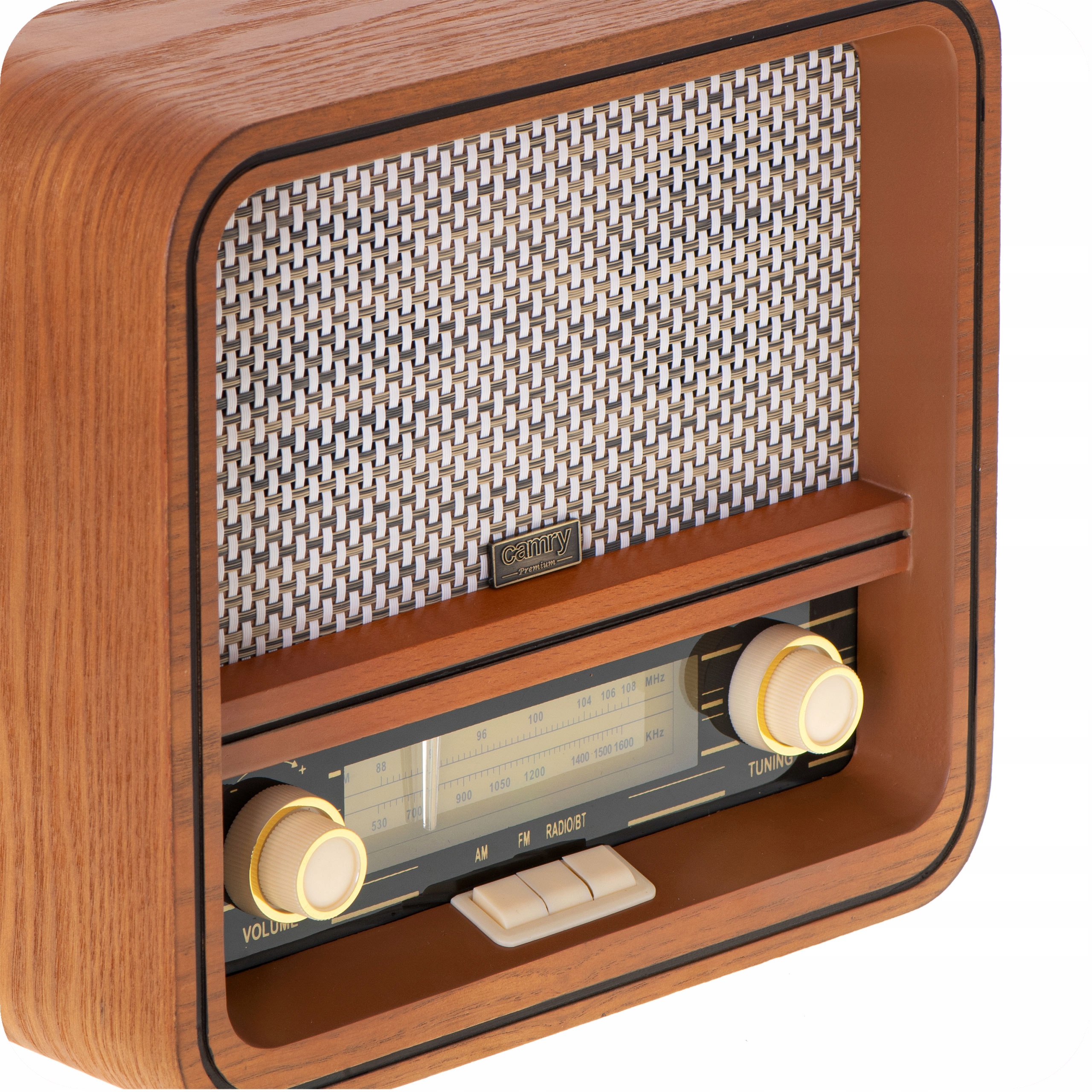 Retro Radio CR 1188 FM/AM Bluetooth USB Podświetlana Skala