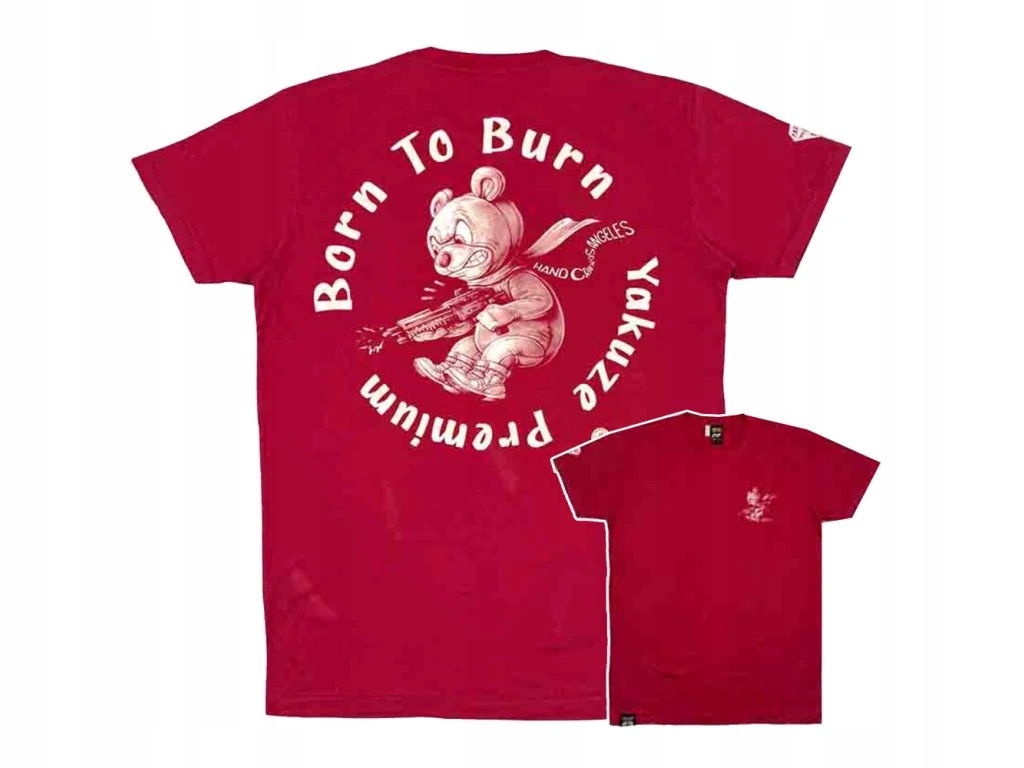 Yakuza Premium Pánské tričko Born to Burn 3908 červené 3908_RED 2000218