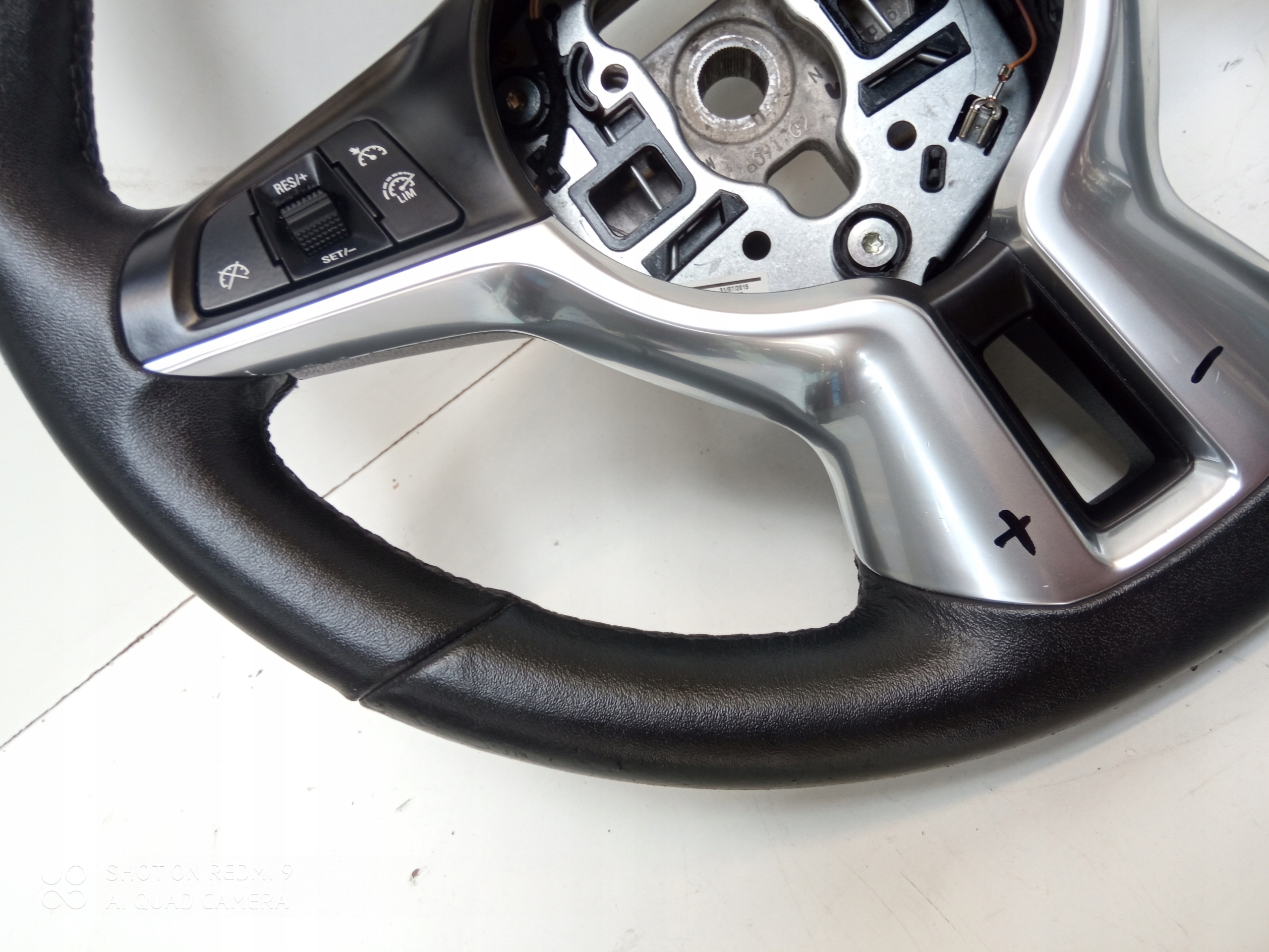OPEL ADAM lenkrad MULTIFUNKCJA Leder