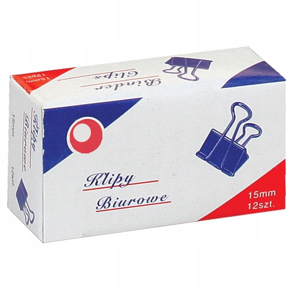 

Klipy Titanum BC15 15mm, 12 szt. czarne (58856)