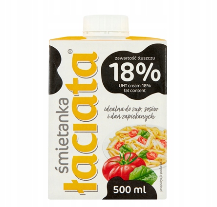 Levně latinská smetana Uht 18% 500 ml 8 kusů