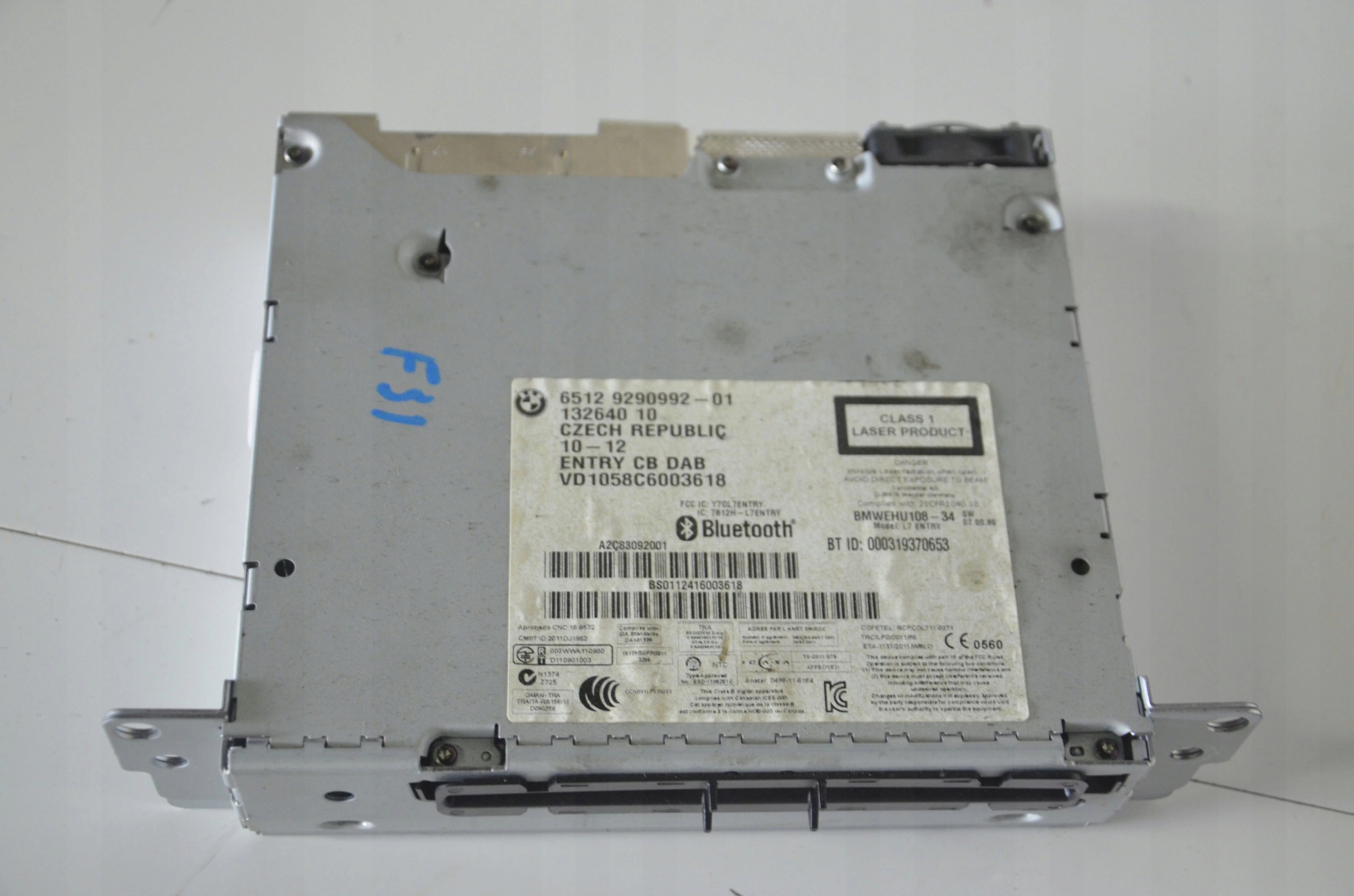 CD радіо Bluetooth BMW F31 9290992