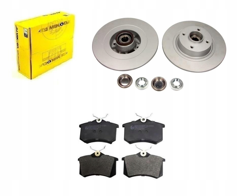 Kotouče Ložiskové Destičky Renault Megane Kombi II Zadní