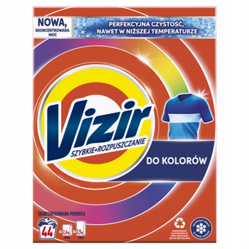 Levně vizir na barvy prací prášek 44 praní 2,42 kg