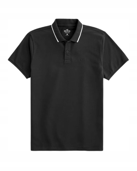 tričko Polo Abercrombie Hollister tričko XL černé
