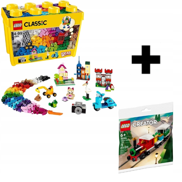 Sada Lego Classic Creative Stavebnice 10698 Lego 30584 Vánoční Sada