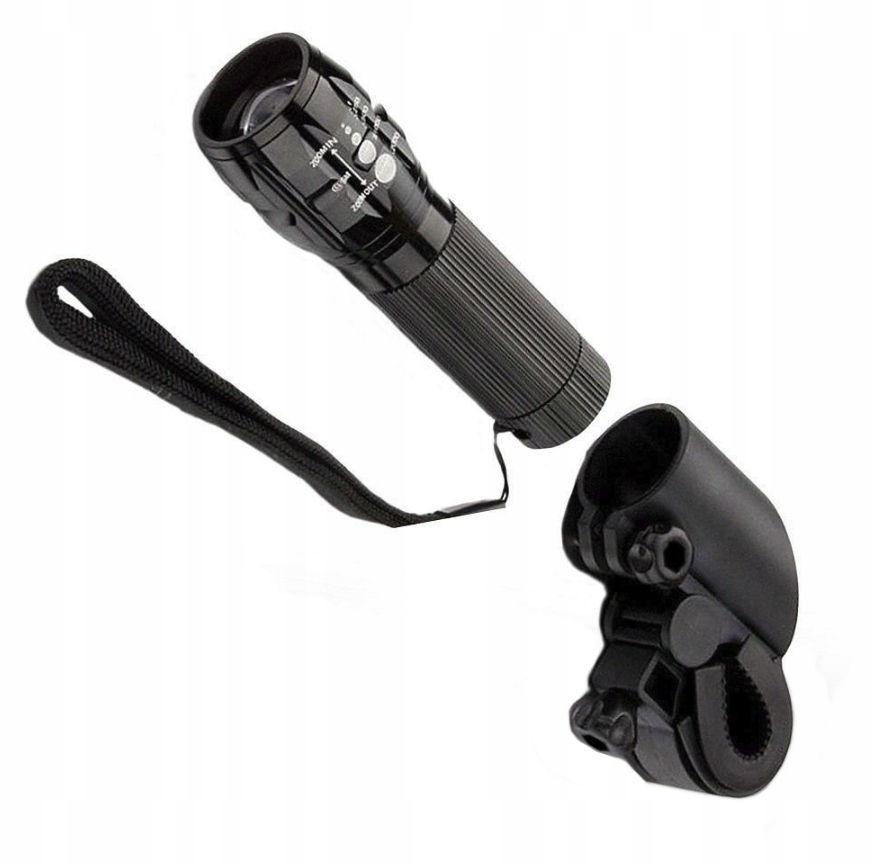 LAMPKA ROWEROWA OŚWIETLENIE ROWEROWE + UCHWYT