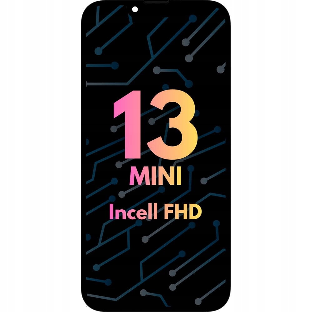 LCD displej pro iPhone 13 Mini náhrada Incell Fhd těsnění