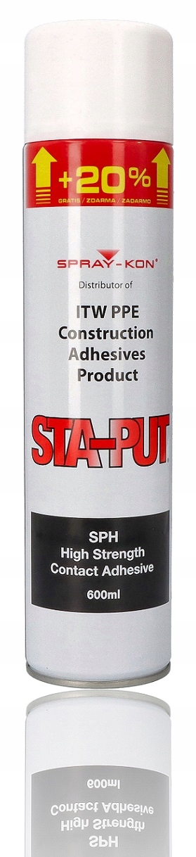 

Klej uniwersalny Sta-put Kontaktowy Spray 500ml