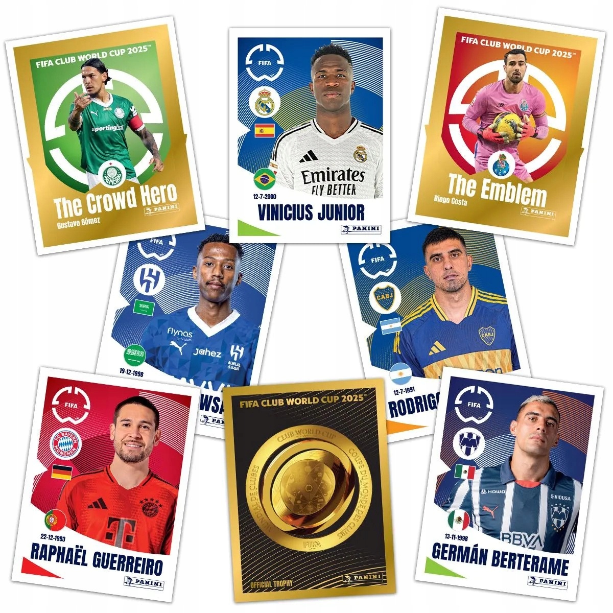 Multipack Samolepky FIFA Club World Cup 2025 Panini 8 sáčků Systém ostatní