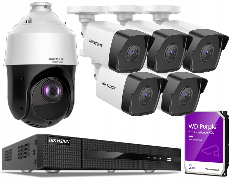 Sada s Ip kamerou Ptz Ir 100M H.265 Venkovní Ir