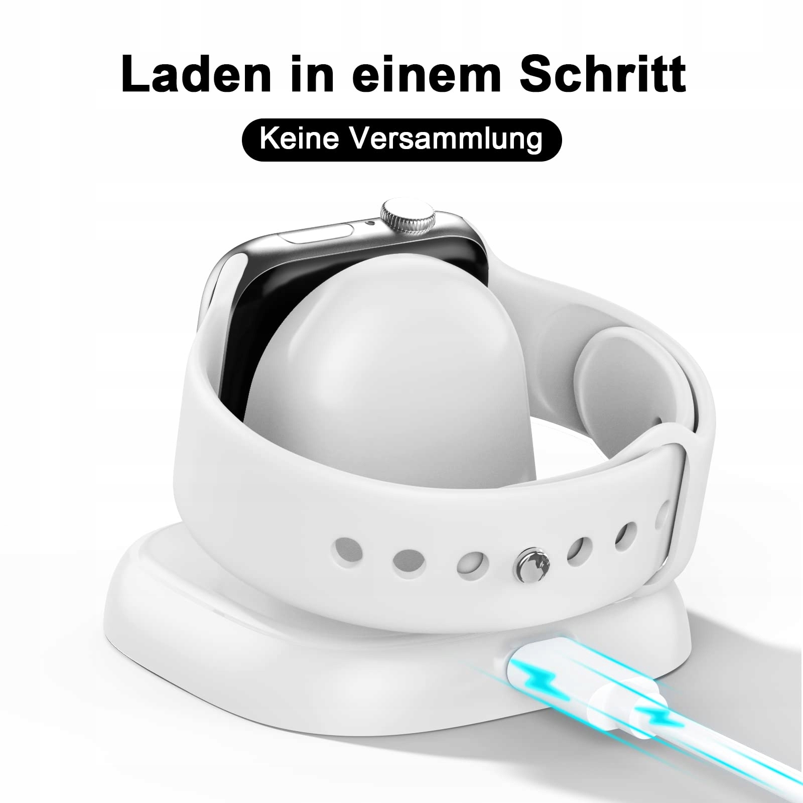 LVFAN Ładowarka Apple Watch USB-C Magnetyczna Biała — miniatura 5