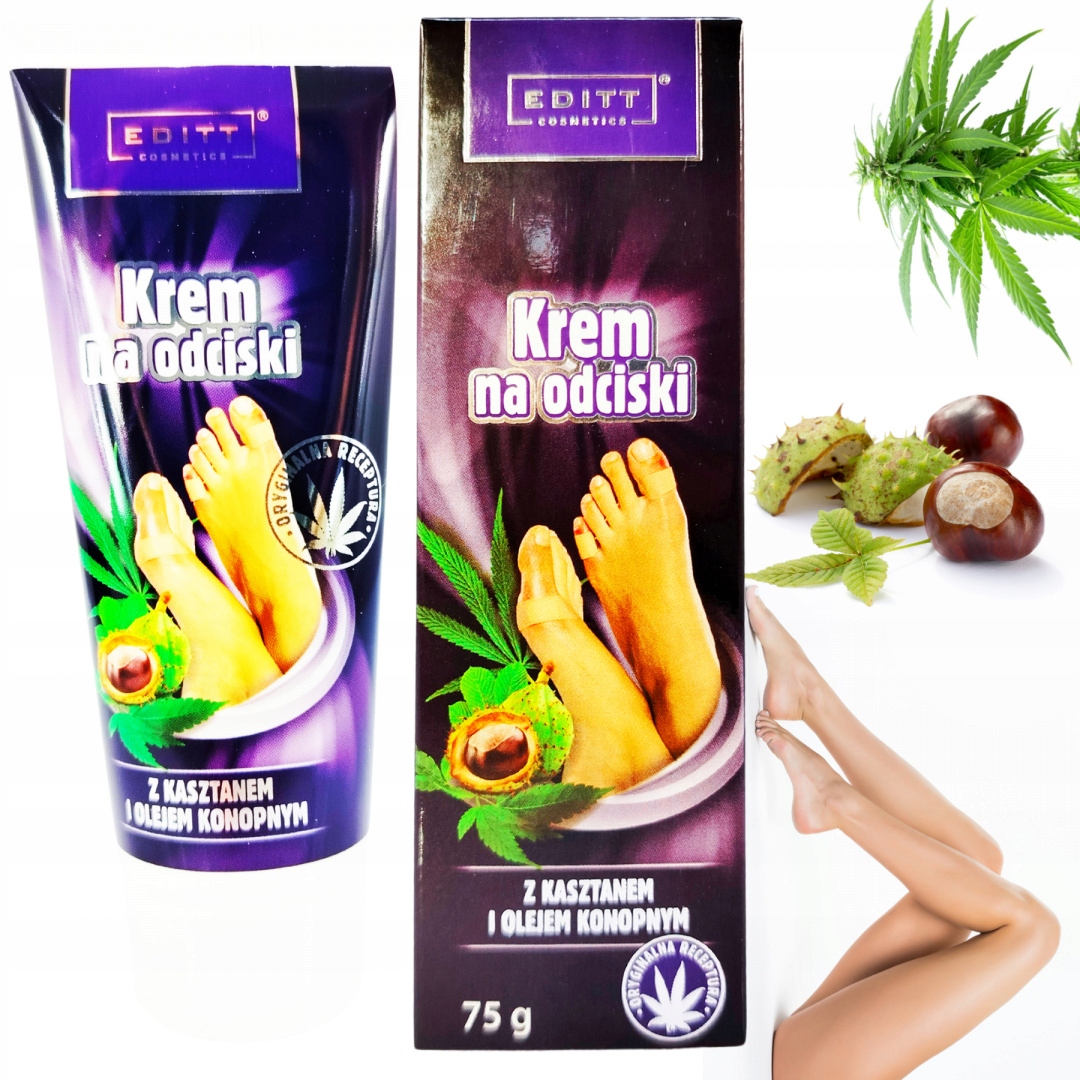 

Krem na Odciski z Kasztnowcem Olejem Konopnym 75g