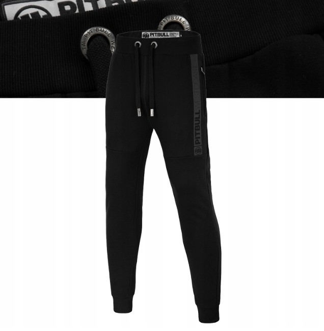 Pánské Pohodlné kalhoty teplákové kalhoty Pitbull New Hilltop Sport XL