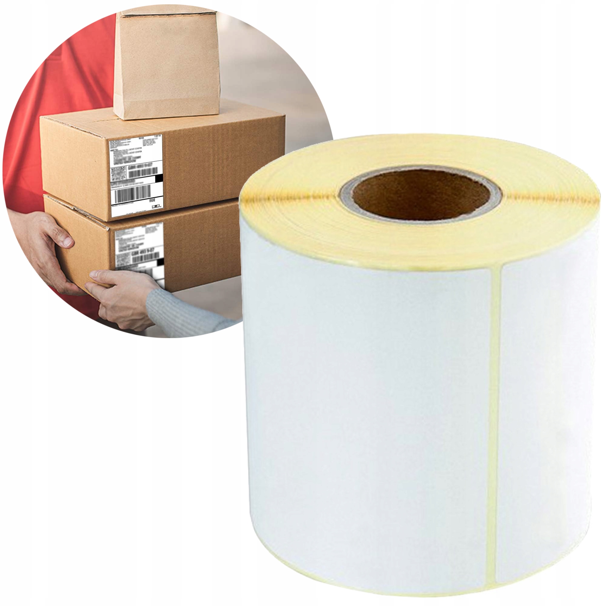 27 ks termoetikety pro kurýry 100x150mm x300 Zebra Godex Brother Td