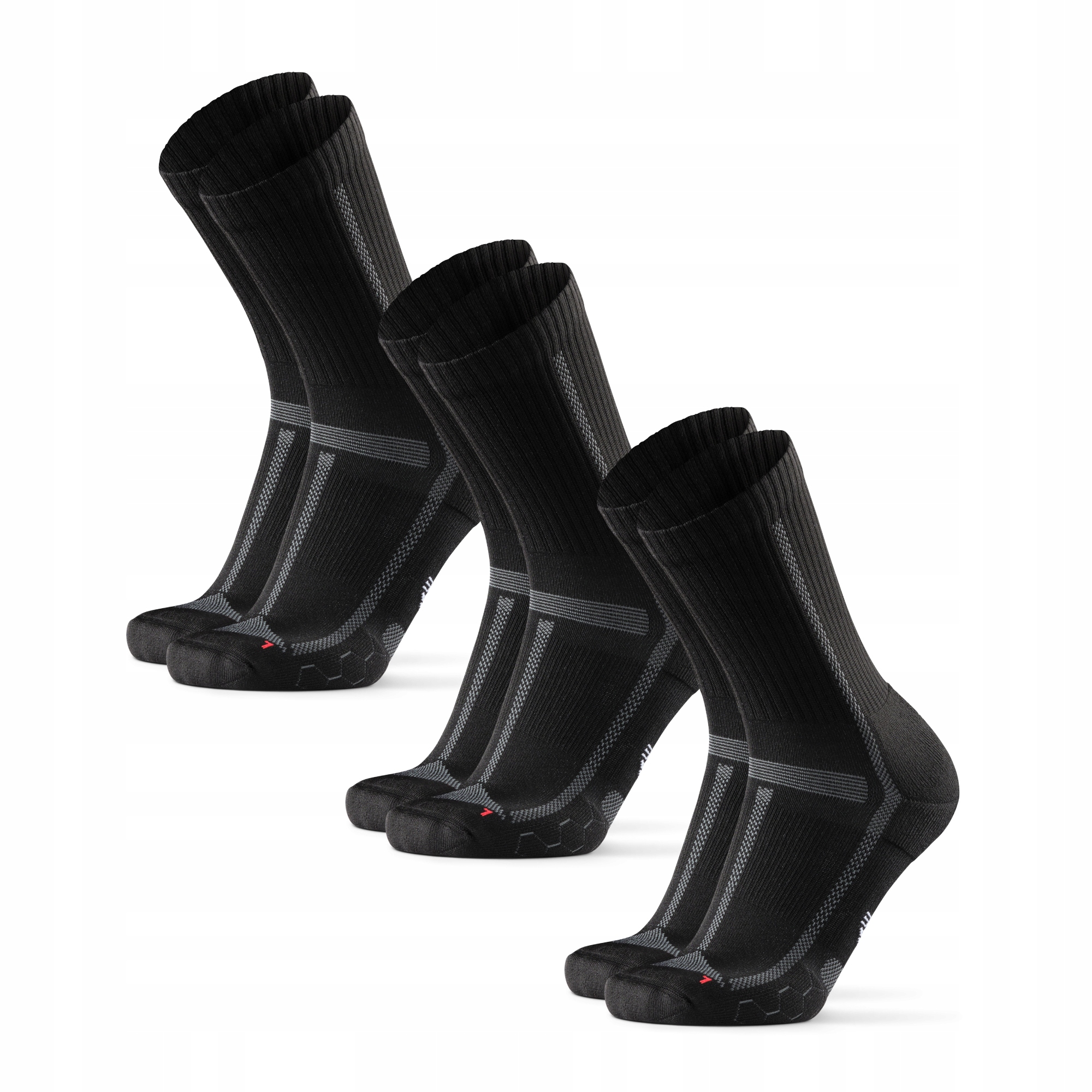 Wysokie Skarpety Danish Endurance Sportowe do Biegania 3-pak 39-42