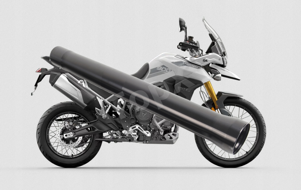 TopX Holení Trubka laga tlumič Odpružení Triumph Tiger 900 20+ 1 Ks
