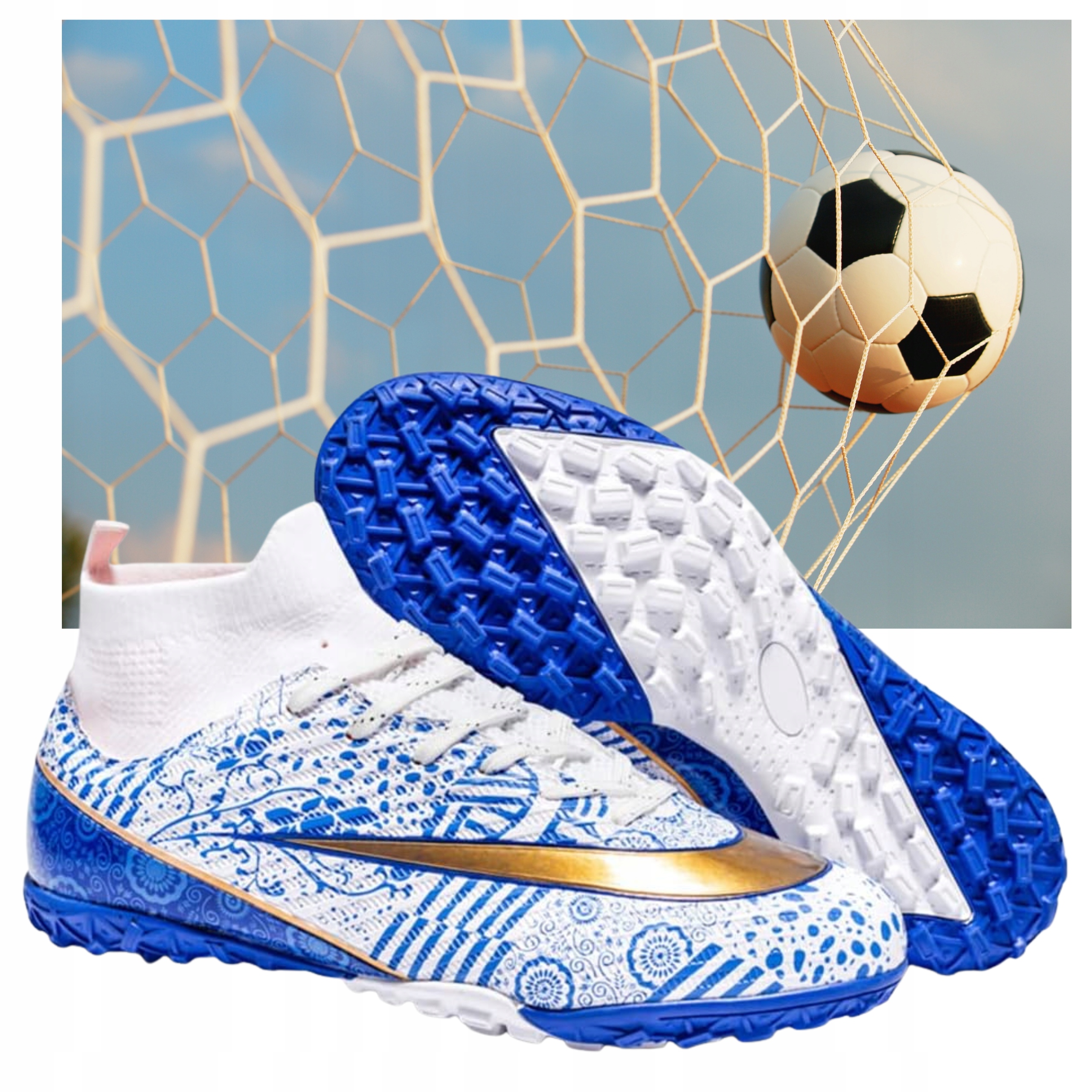 Halovky Korkové Fotbalová obuv tréninkové turfy na fotbal pro děti Tf