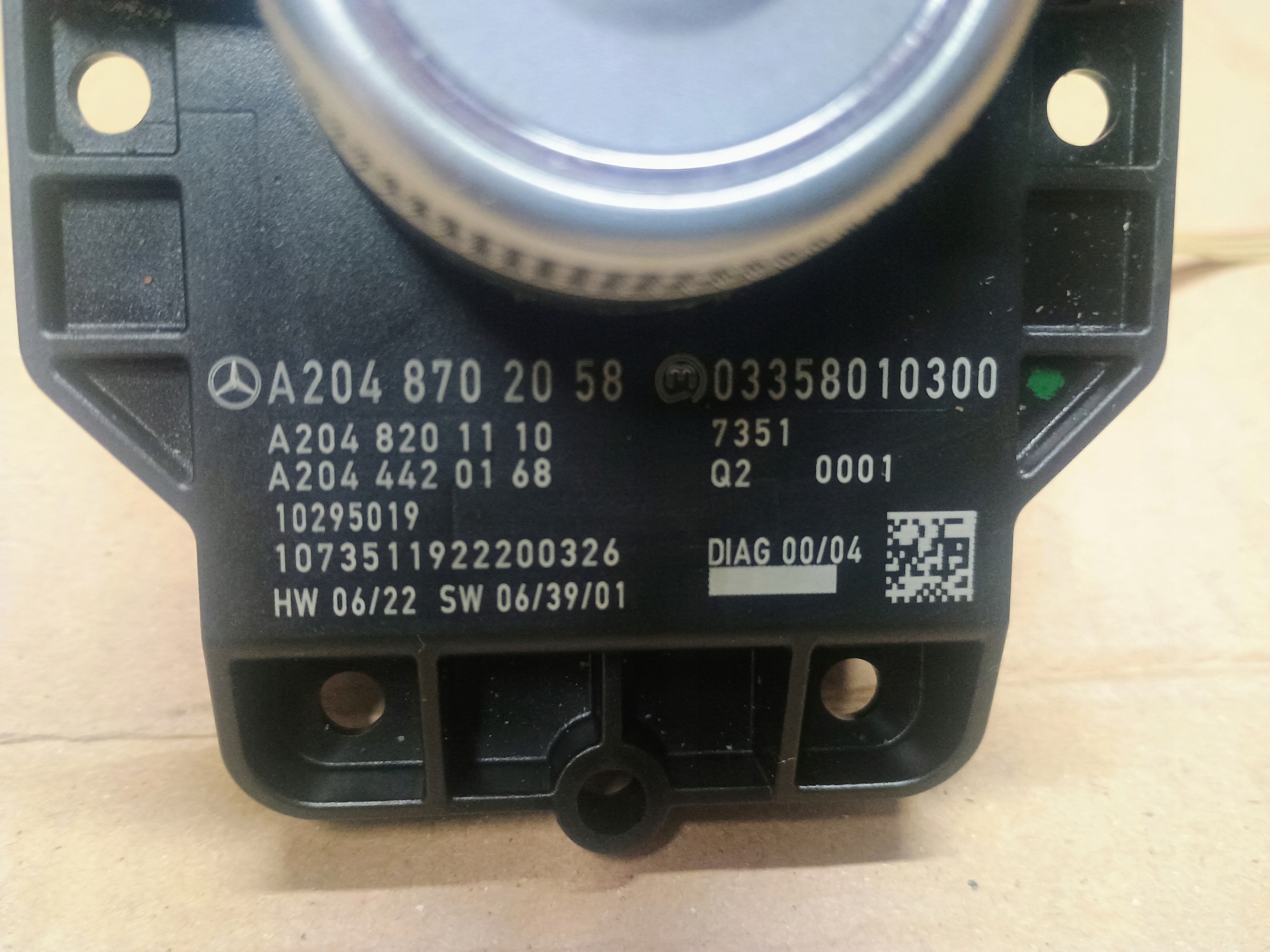 PANEL KONTROLER IDRIVE MERCEDES W204 A2048702058