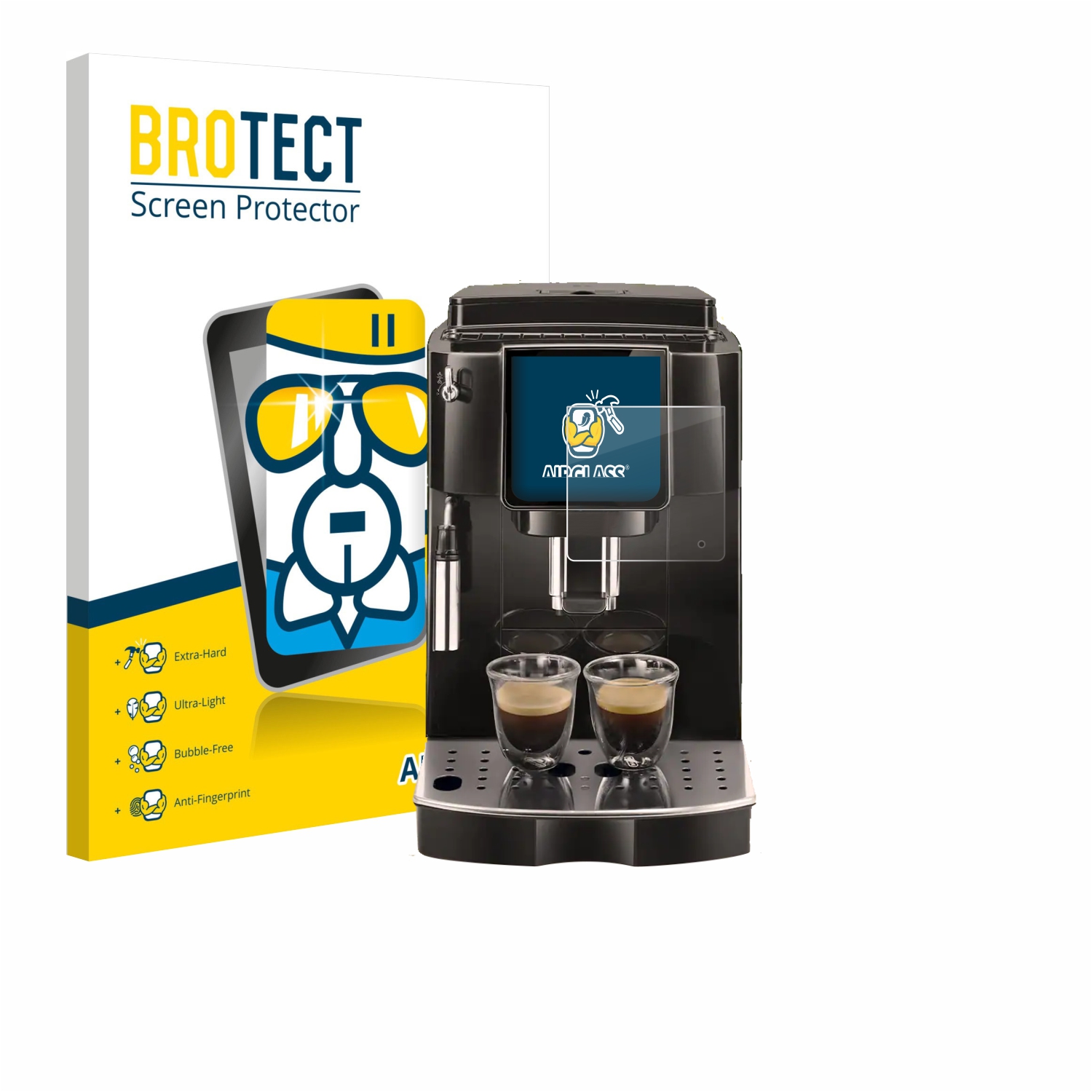 BROTECT AirGlass Szkło Ochronne na Ekran do DeLonghi Magnifica Start