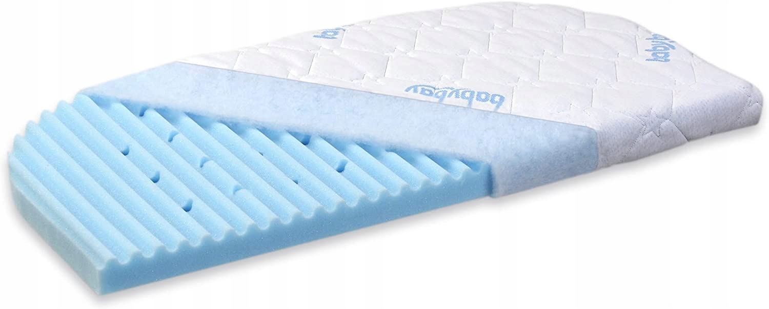 Babybay Materac do łóżeczka dostawnego dostawki dla dziecka 89x45x6cm