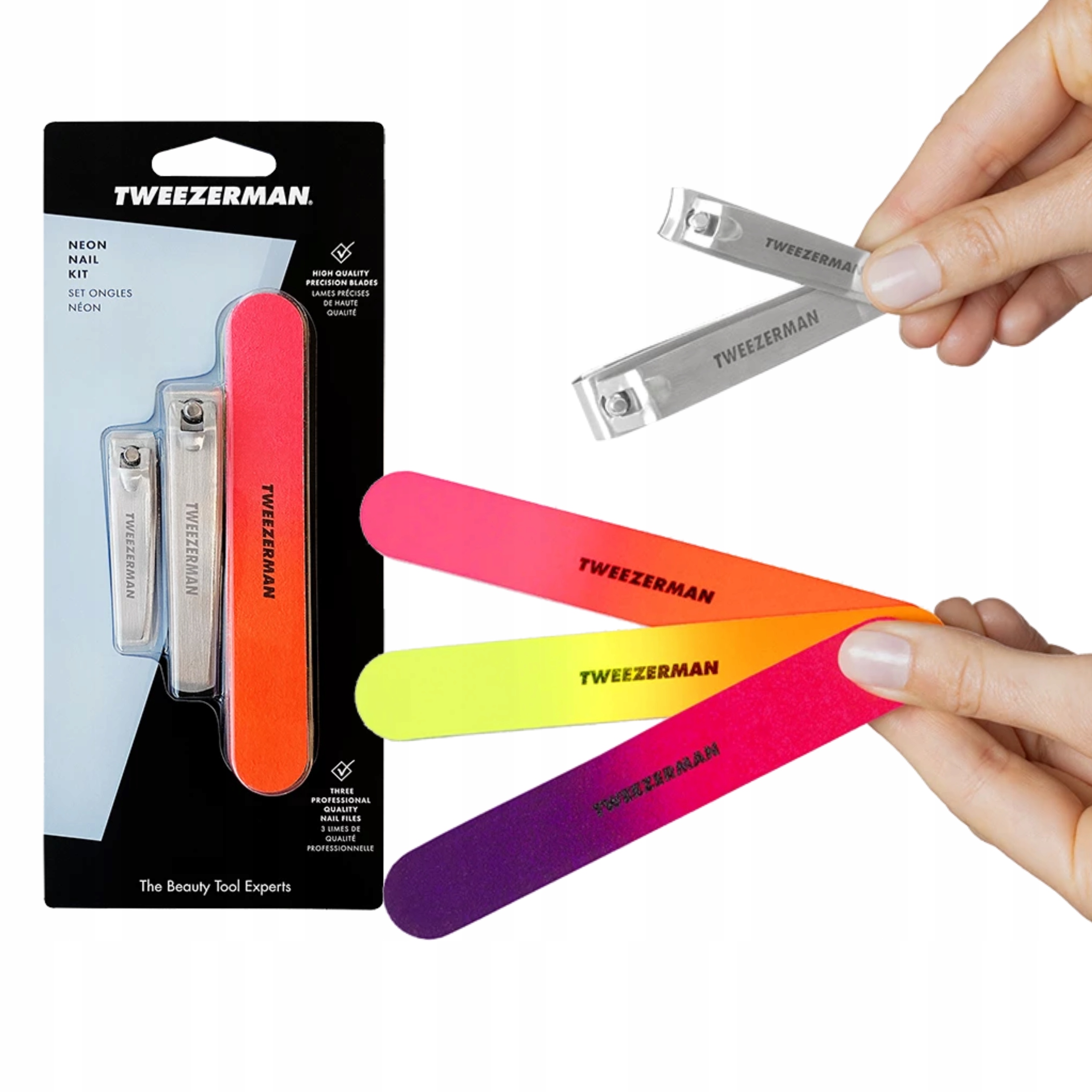 Zestaw do Pielęgnacji Paznokci profesionalny Tweezerman Neon Nail Kit