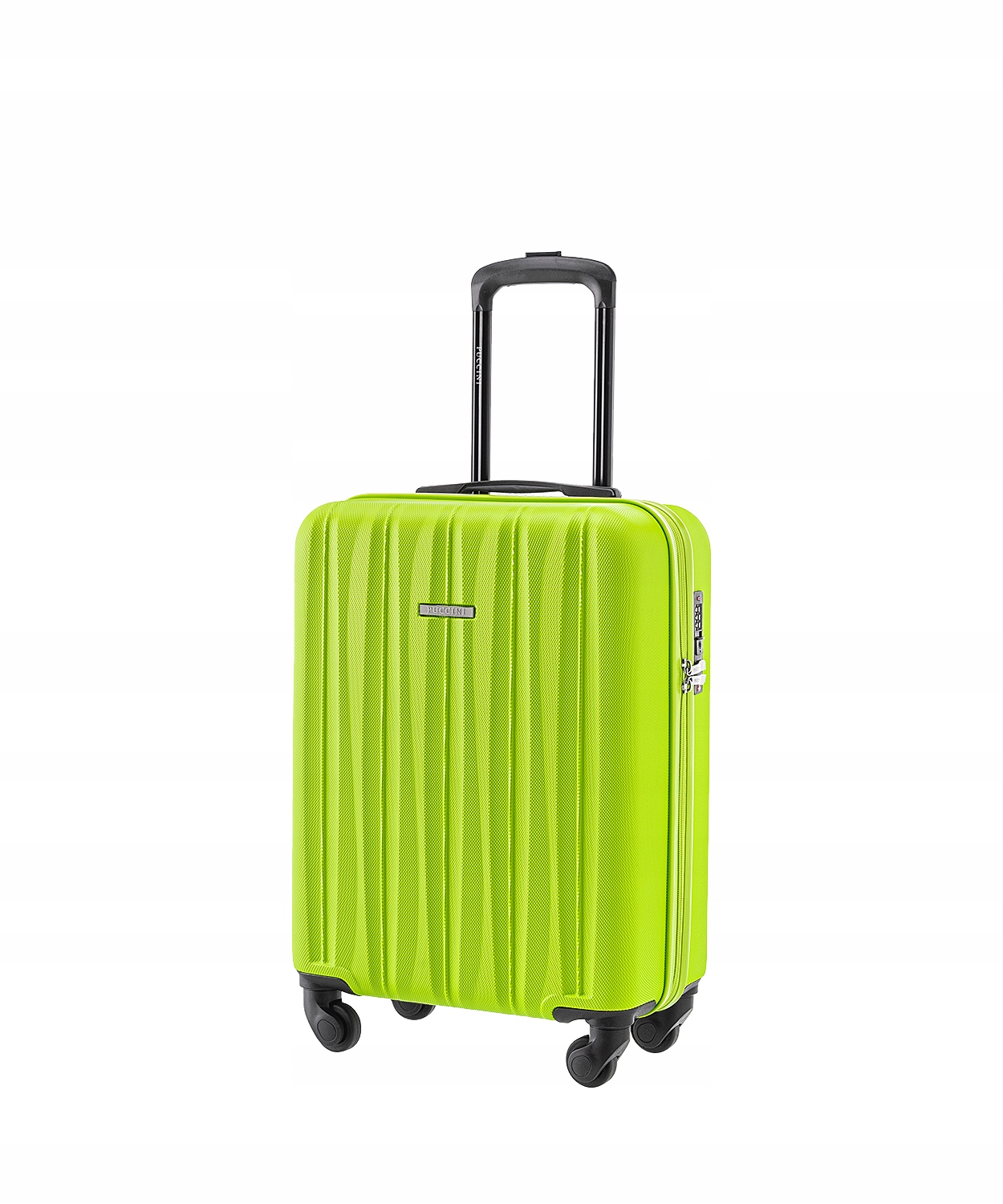 Puccini Walizka Kabinowa Podróżna Na Kółkach Do Samolotu Zielona ABS021C-5B