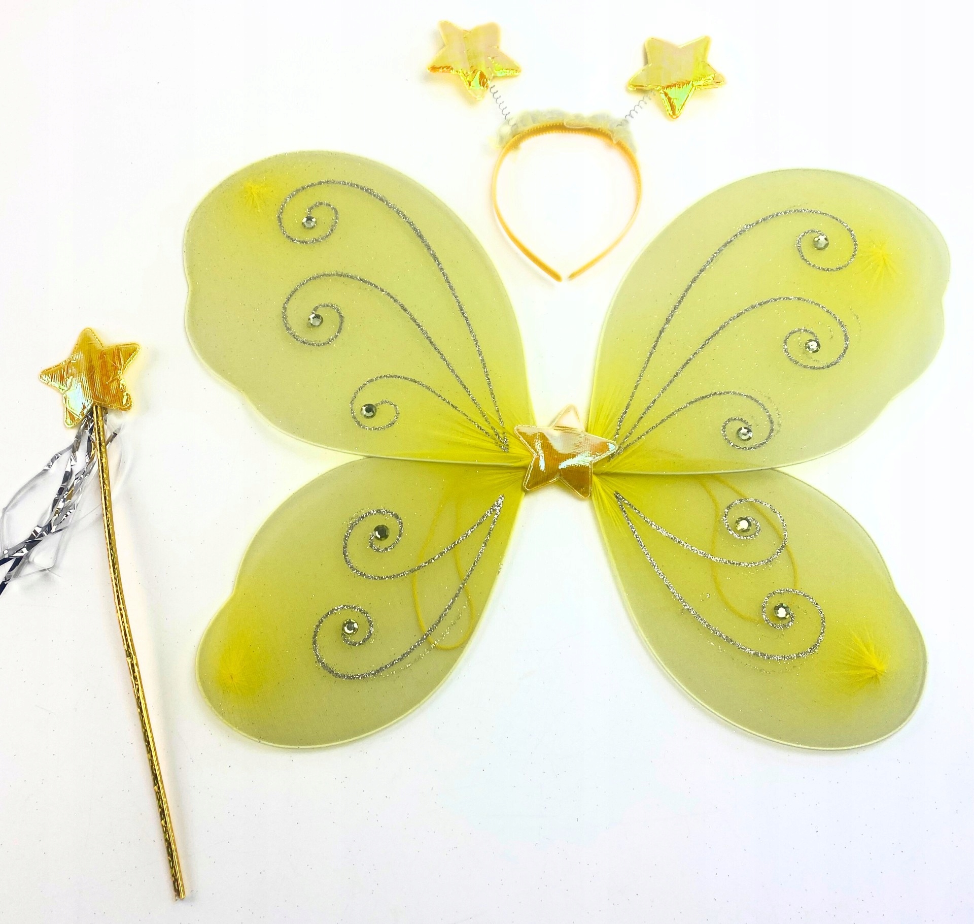 SKRZYDŁA MOTYLA OPASKA I RÓŻDŻKA