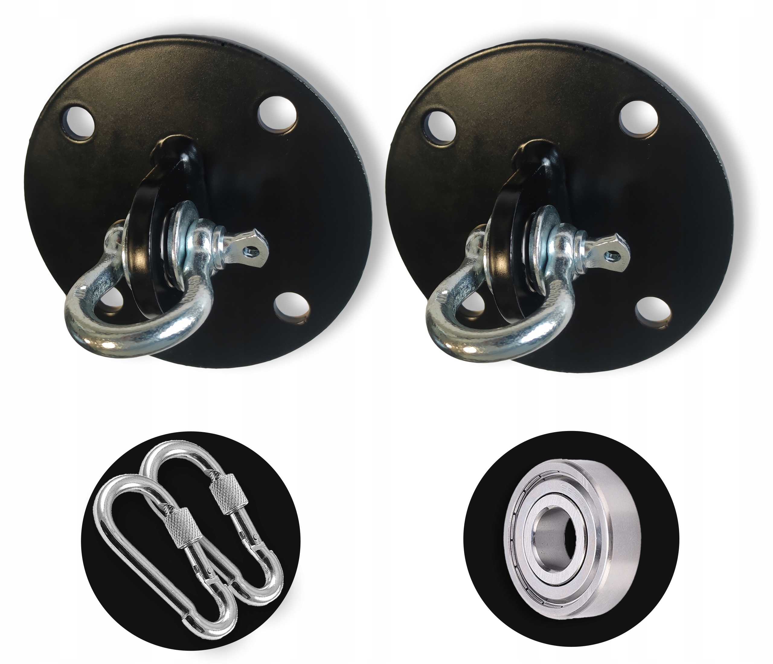 Mocowanie uchwyt z Łożyskiem malowane proszkowo do huśtawki fotela Haki