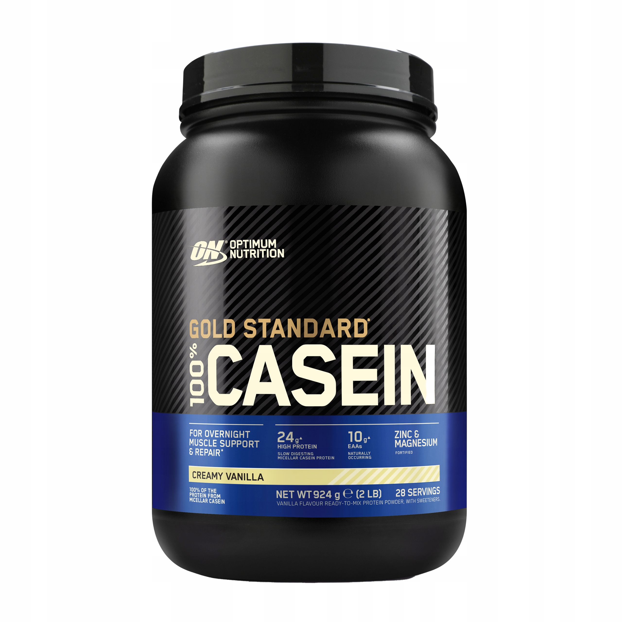 Protein Optimum Nutrition Gold Standard Casein 924 g Kazeina Vanilka Noc