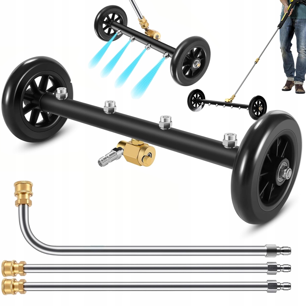 Myjka Do Czyszczenia 4000PSI Ciśnieniowa Mycia Podwozia Do SAMOCHODU+4 Dysz