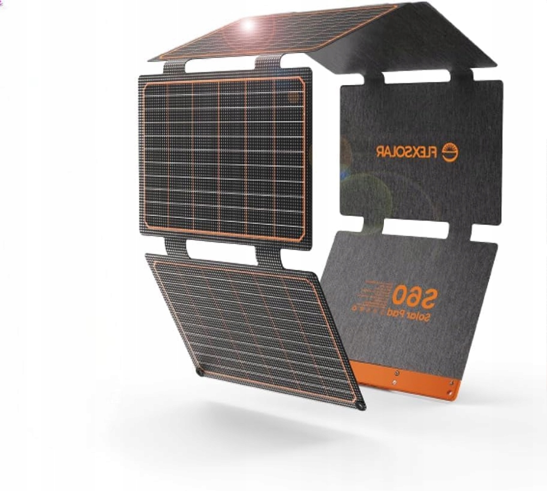 Panel Słoneczny Ładowarka Solarna Flexsolar S60 Fotowoltaika Kemping Usb-c