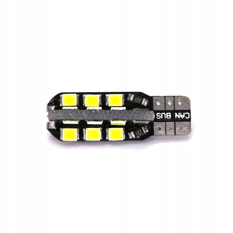 

W5W, W10W, W16W żarówka Led T10 12V Canbus 600lm