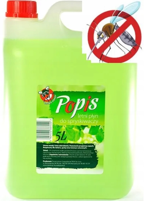 PŁYN DO SPRYSKIWACZY SZYB I REFLEKTORÓW -LETNI 5L CYTRUSOWY