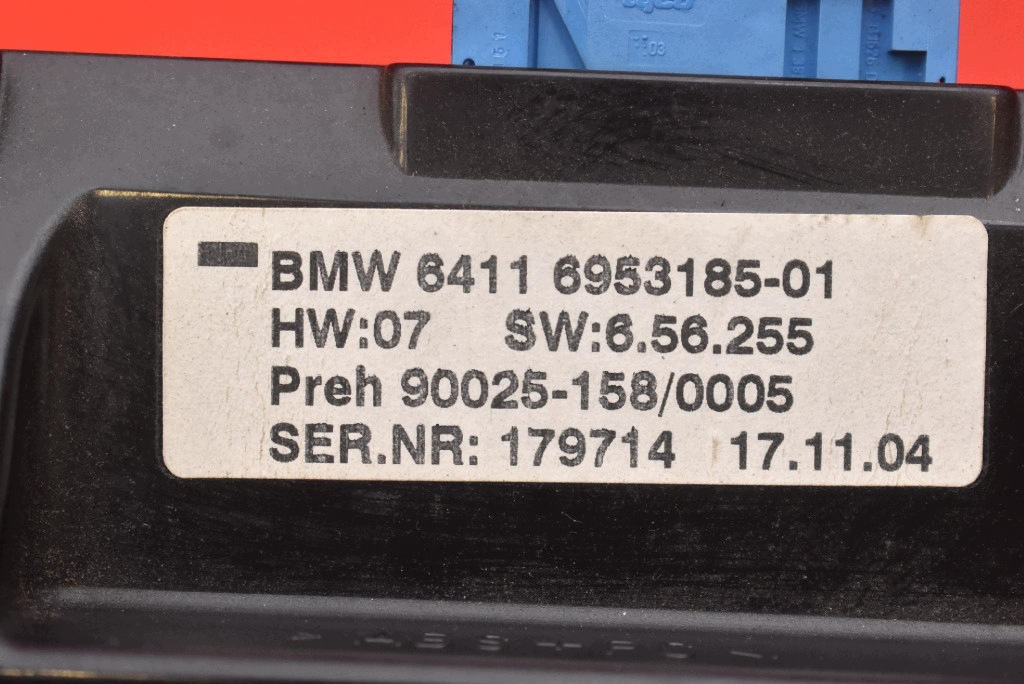 panneau contrôle alimentation d'air KLIMY 6953185 BMW E65 E66 01-05