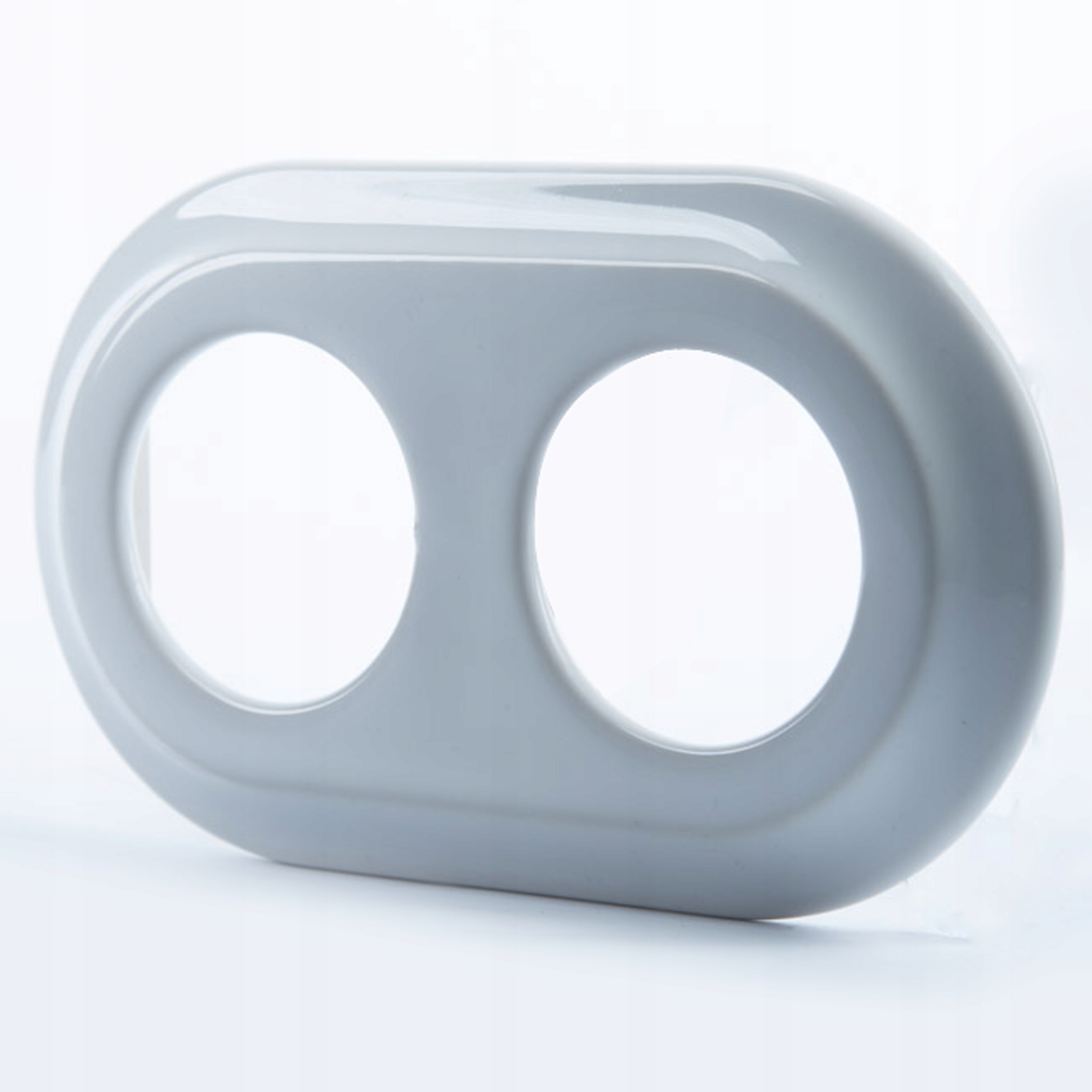 CERAMICZNA RAMKA DWUKROTNA BIAŁA 2PF02W Marka JLM