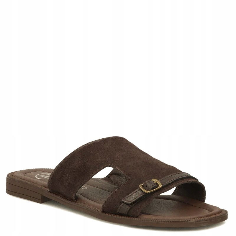 Filippo DK7747/26 D Br Hnědé Kožené Nazouváky Casual Velikost 41