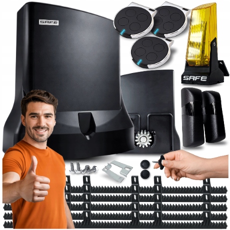 Pohon Pro Posuvné Brány Sada automatických ovladače pohonu lampa 800 kg Safe