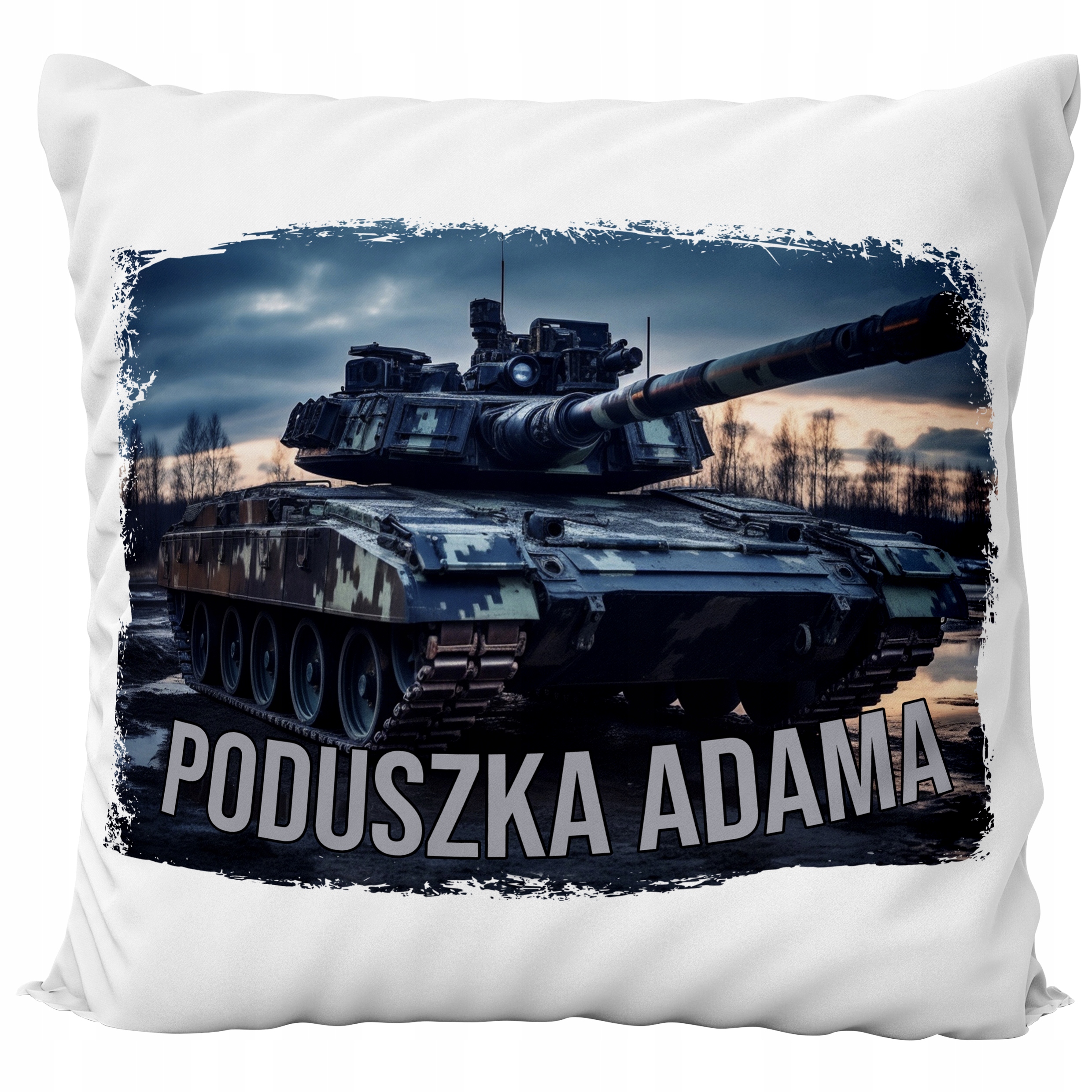 PODUSZKA CZOŁGI CZOŁG SAMOLOTY SAMOLOT + IMIĘ PREZENT ZAMEK
