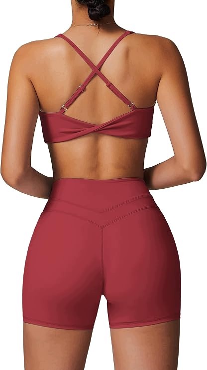 Damski Komplet Sportowy Dwuczęściowy Zestaw Sportowy Joga Pilates XL
