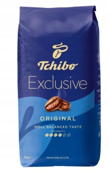 1x 1kg Tchibo Exclusive kawa ziarnista