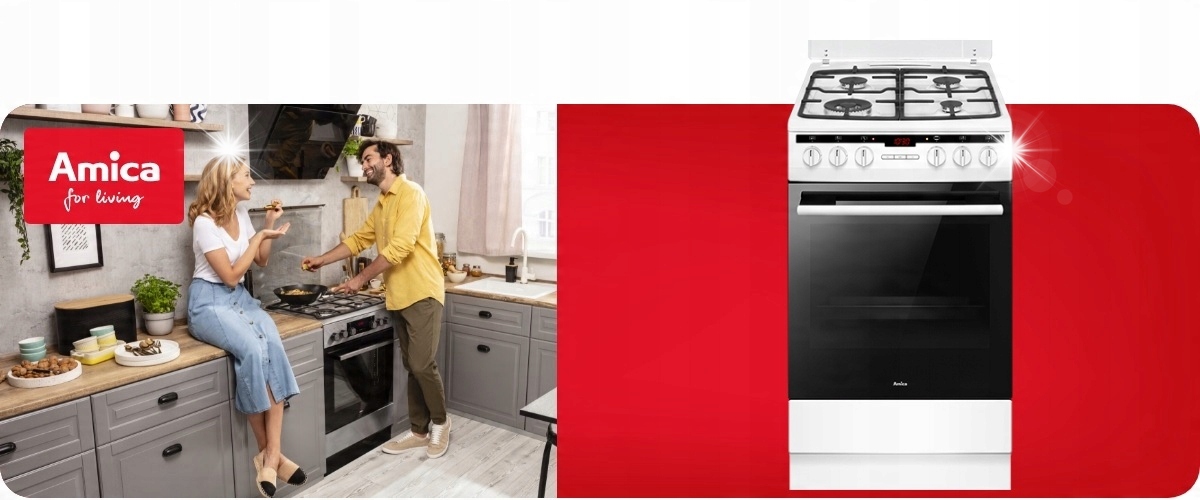 Kuchnia Amica 57GE3.33HZpTaDpAQ(W)