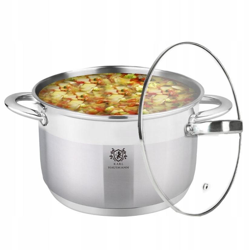 

Garnek ze stali nierdzewnej pokrywka gaz indukcja