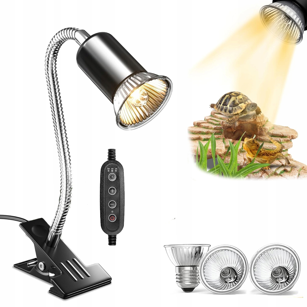 Levně 3 ks 50 W Topná Žárovka Do Akvária, Topení Želv, Pro Ještěrky