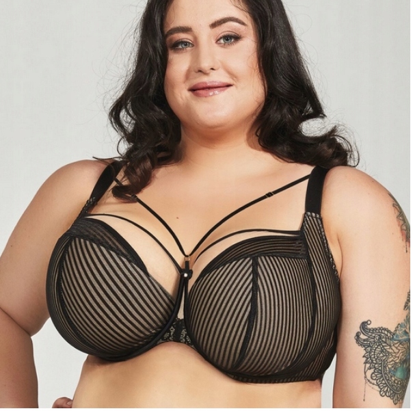 Krisline Miracle Podprsenka Semi Soft Polovyztužená Černá 100G